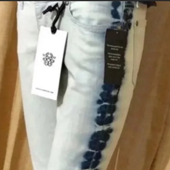 NWT Jessica Simpson Tie Dye Low Rise Skinny Jeans Size 28 - Picture 5 of 16